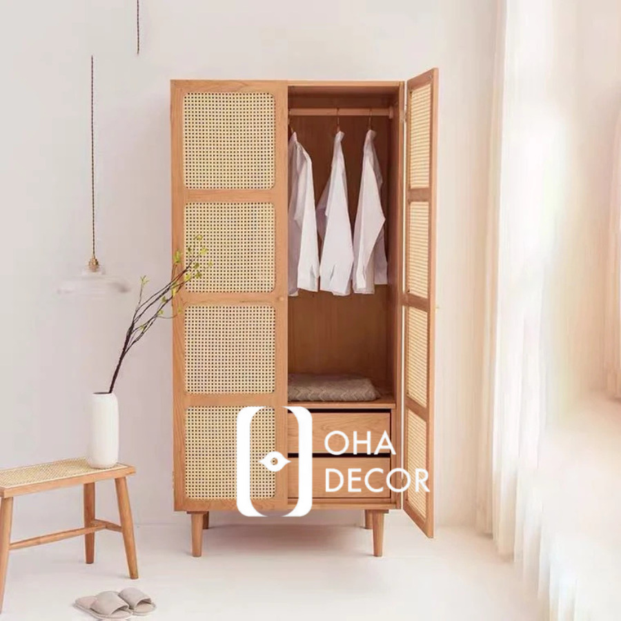 Tủ Quần Áo Gỗ Tự Nhiên Phong Cách Hiện Đại 1 Tủ Quần Áo Gỗ Tự Nhiên Phong Cách Hiện Đại