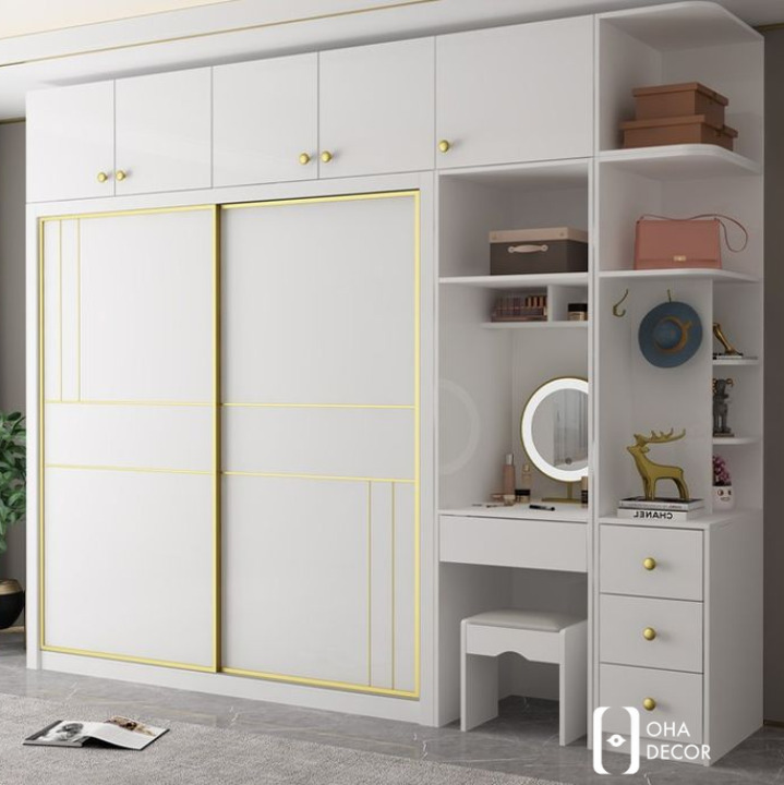 Tủ quần áo gỗ có kệ để đồ tại Đà Nẵng – Phong cách sống tiện nghi cùng Oha Decor 4 Bí quyết chọn tủ quần áo gỗ có kệ để đồ phù hợp tại Đà Nẵng