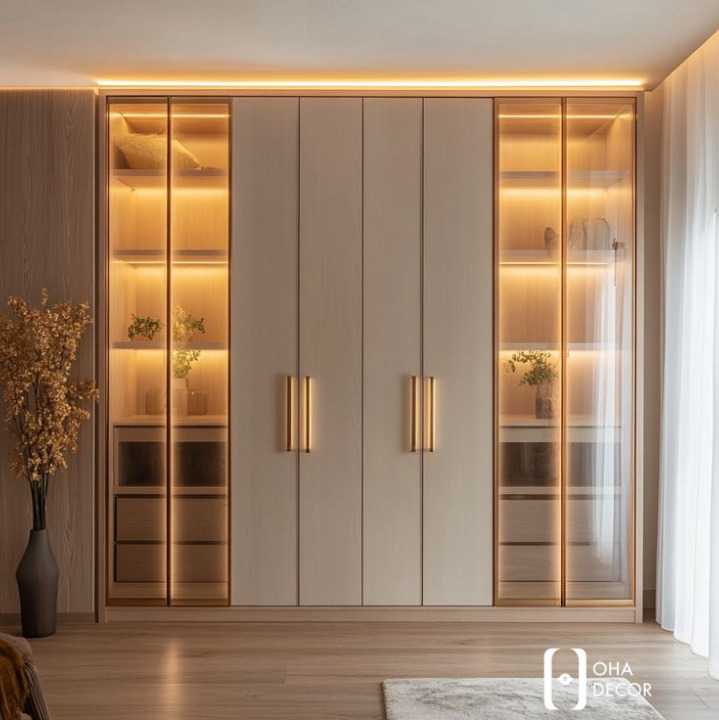 Tủ Quần Áo Thiết Kế Sang Trọng, Hiện Đại Tại Hà Nội – Định nghĩa mới cho không gian sống từ Oha Decor 4 Các mẫu tủ quần áo thiết kế sang trọng, hiện đại Hà Nội tại Oha Decor