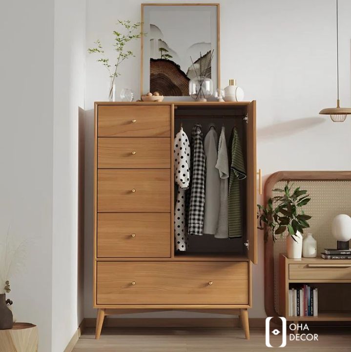 Tủ quần áo gỗ mini Quảng Ngãi – Giải pháp nội thất gọn gàng, tiện lợi từ OHA Decor 6 Cách phối hợp tủ quần áo gỗ mini Quảng Ngãi với nội thất khác