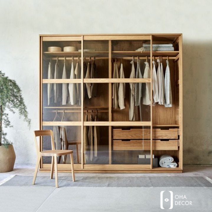 Tủ quần áo gỗ tự nhiên đa năng tại Đà Nẵng – Kiệt tác nội thất từ Oha Decor 2 Đặc điểm nổi bật của tủ quần áo gỗ tự nhiên đa năng tại Đà Nẵng