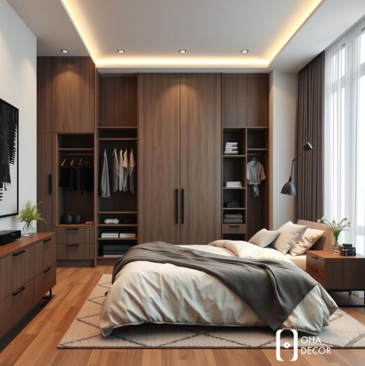 Tủ Quần Áo Thiết Kế Sang Trọng, Hiện Đại Tại Hà Nội – Định nghĩa mới cho không gian sống từ Oha Decor 2 Đặc điểm nổi bật của tủ quần áo thiết kế sang trọng, hiện đại Hà Nội