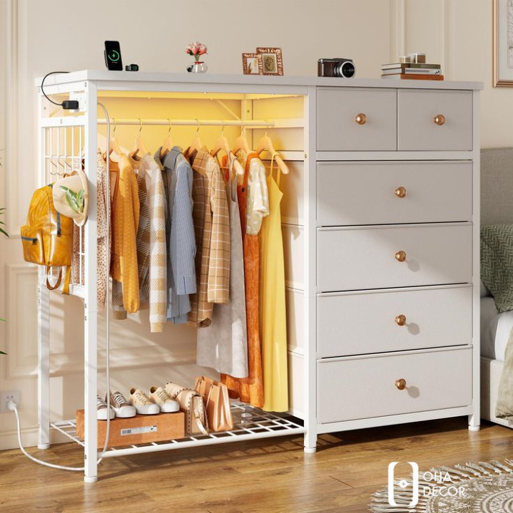 Kệ treo quần áo kết hợp tủ đa năng tại Huế – Chạm đến sự tiện nghi và thẩm mỹ 1 Kệ treo quần áo kết hợp tủ đa năng tại Huế