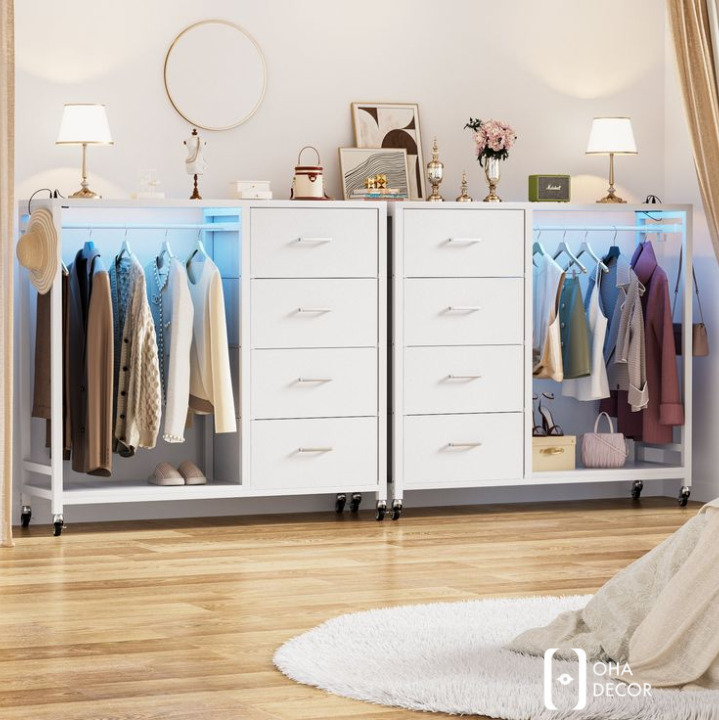 Kệ treo quần áo kết hợp tủ đa năng tại Huế – Chạm đến sự tiện nghi và thẩm mỹ 2 Lợi ích khi sử dụng kệ treo quần áo kết hợp tủ đa năng tại Huế