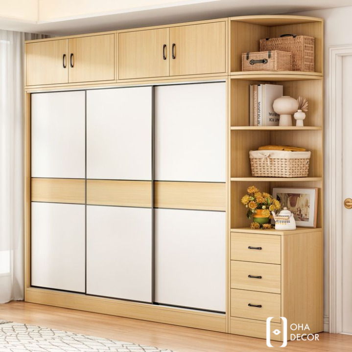 Tủ quần áo gỗ có kệ để đồ tại Đà Nẵng – Phong cách sống tiện nghi cùng Oha Decor 3 Lý do nên chọn tủ quần áo gỗ có kệ để đồ tại Đà Nẵng