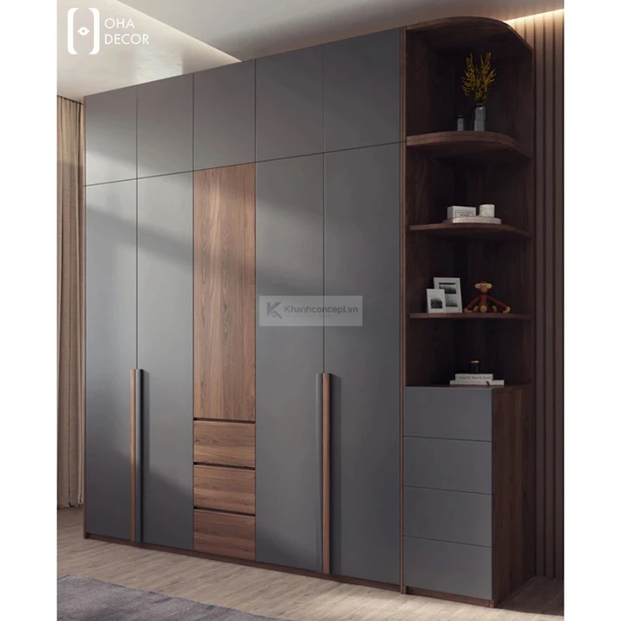 Tủ quần áo gỗ âm tường HCM: Tối ưu không gian sống hiện đại 5 tu quan ao go am tuong hcm2