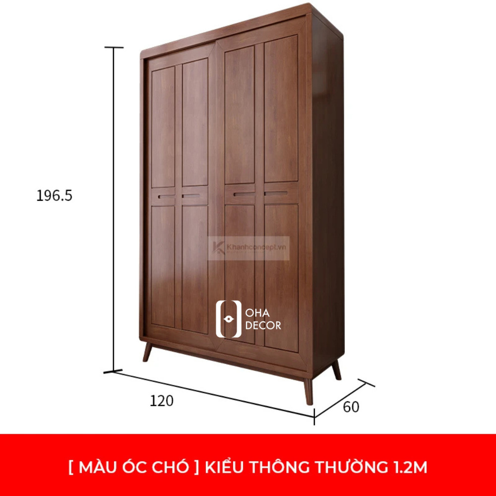 Tủ quần áo gỗ cao su tự nhiên Hà Nội mới nhất năm 2025 4 tu quan ao go cao su tu nhien ha noi1 1