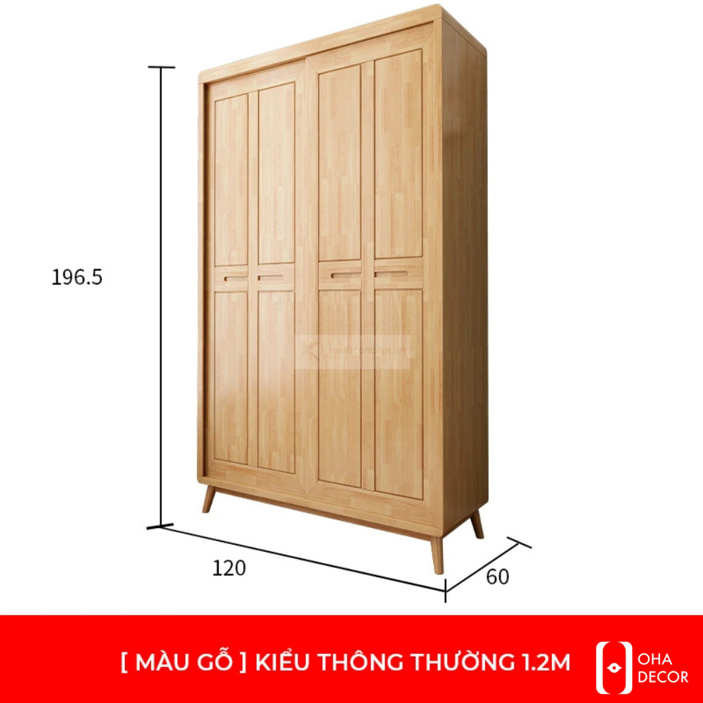 Tủ quần áo gỗ cao su tự nhiên Hà Nội mới nhất năm 2025 3 tu quan ao go cao su tu nhien ha noi4 1
