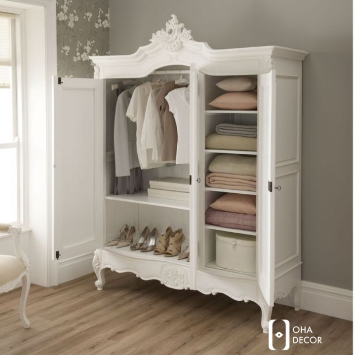 Tủ quần áo gỗ cổ điển tại Huế – Đẳng cấp hoàng gia cùng OHA Decor 5 Tủ quần áo gỗ cổ điển tại Huế – Sự hòa quyện giữa giá trị truyền thống và tiện nghi hiện đại