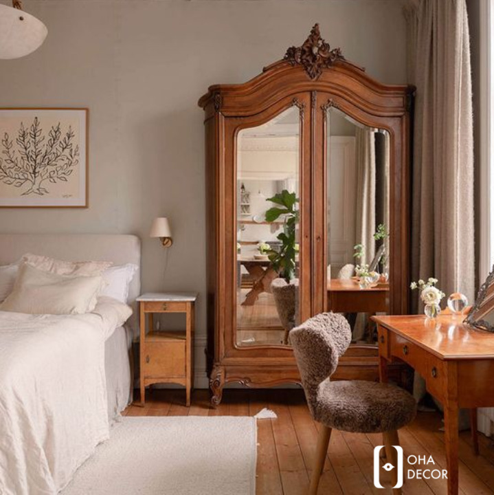 Tủ quần áo gỗ cổ điển tại Huế – Đẳng cấp hoàng gia cùng OHA Decor 3 Tủ quần áo gỗ cổ điển tại Huế – Đa dạng phong cách, phù hợp mọi không gian