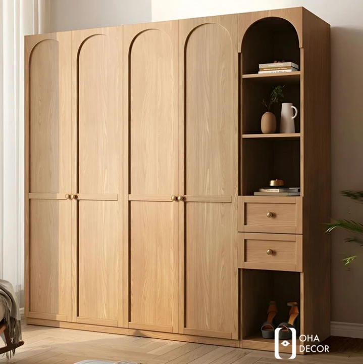 Tủ quần áo gỗ có kệ để đồ tại Đà Nẵng