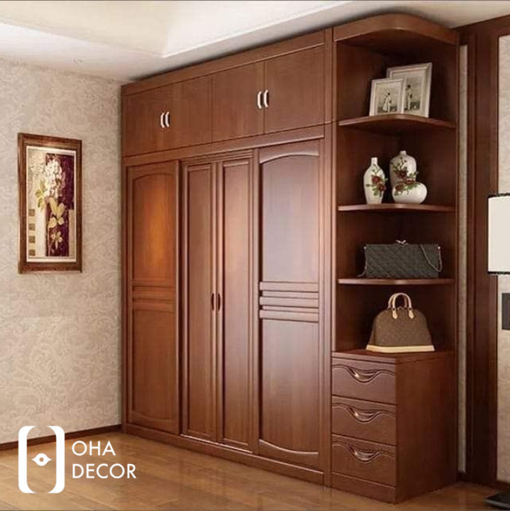 Tủ quần áo gỗ gõ đỏ Quảng Ngãi - Sang trọng từ Oha Decor 1 Tủ quần áo gỗ gõ đỏ Quảng Ngãi