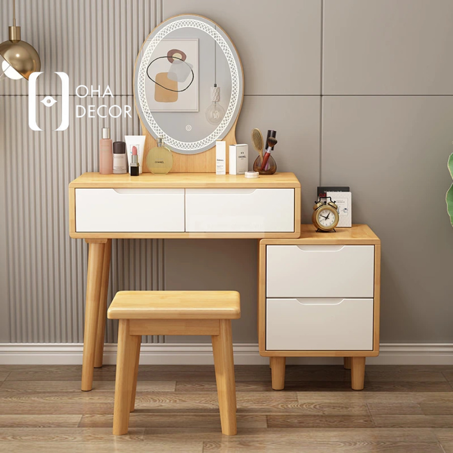 Bàn Trang Điểm Gỗ Tự Nhiên Cao Cấp 2 tu quan ao go go do 2 10