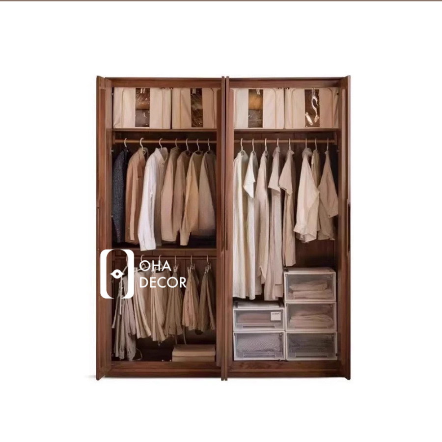 Tủ Quần Áo Gỗ Tự Nhiên Đa Năng 2 Chức năng tủ quần áo gỗ tự nhiên đa năng