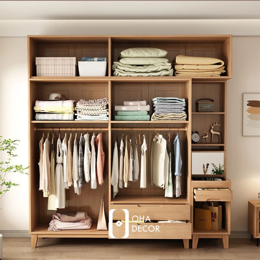 Tủ Quần Áo Gỗ Tự Nhiên Cao Cấp 2 Chức năng của tủ quần áo gỗ tự nhiên cao cấp