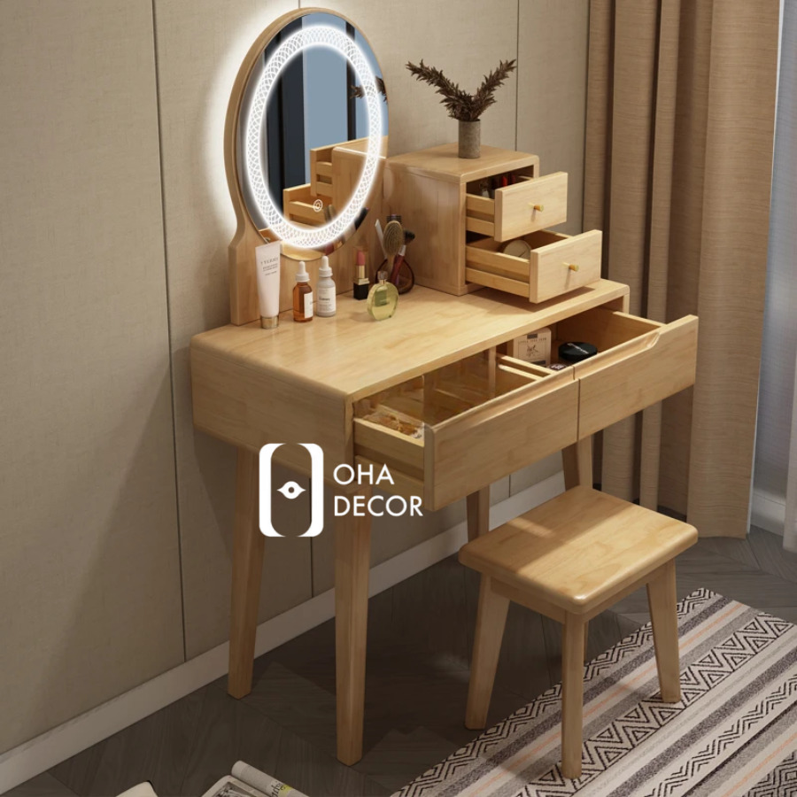Bàn Trang Điểm Gỗ Tự Nhiên Cao Cấp 4 Bảo hành khi mua Bàn Trang Điểm Gỗ Tự Nhiên Cao Cấp