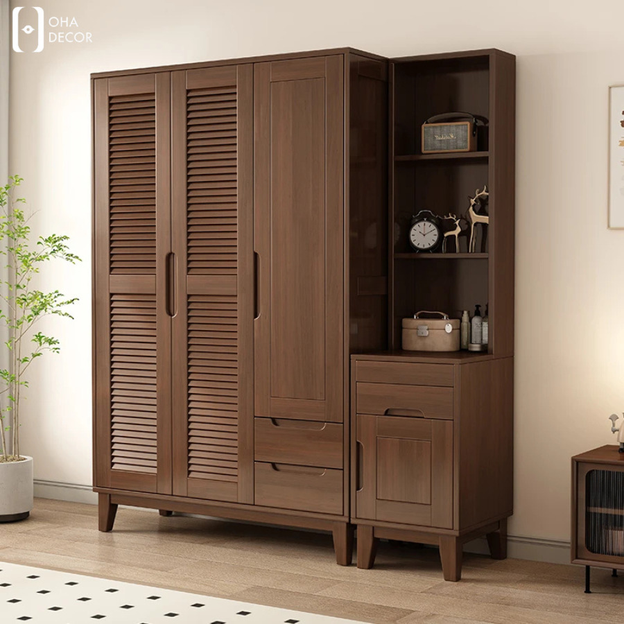 Tủ quần áo gỗ lim Quảng Bình: Bền bỉ và đẳng cấp 4 tu quan ao go lim quang binh3