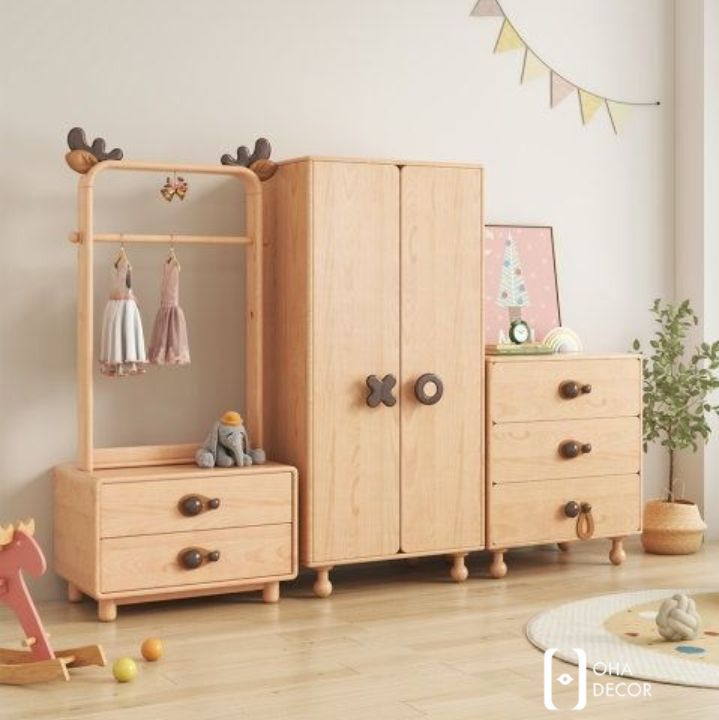 Tủ quần áo gỗ mini Quảng Ngãi – Giải pháp nội thất gọn gàng, tiện lợi từ OHA Decor 1 Tủ quần áo gỗ mini Quảng Ngãi