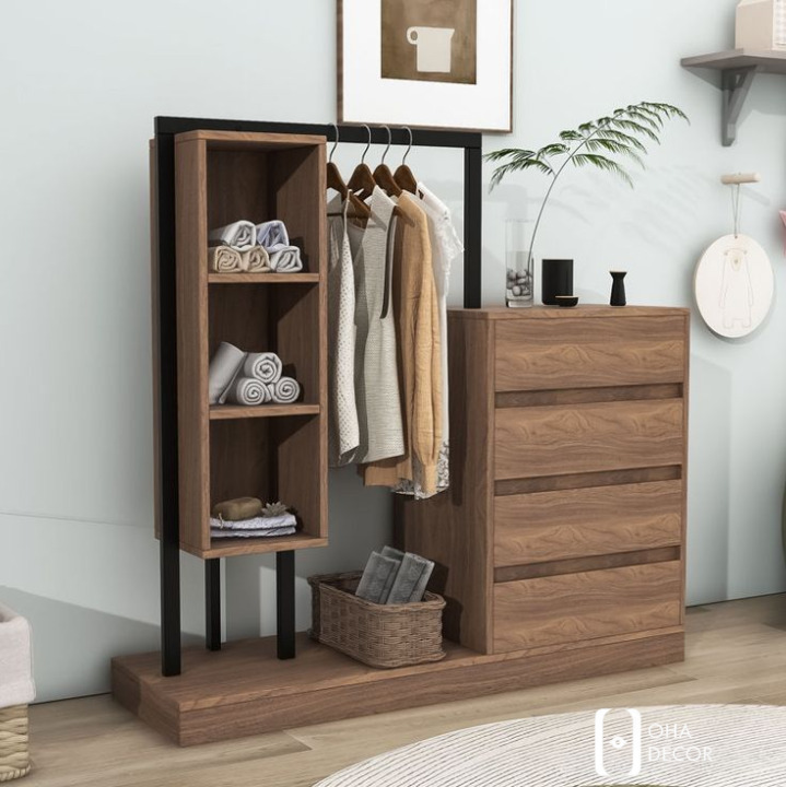 Kệ treo quần áo kết hợp tủ đa năng tại Huế – Chạm đến sự tiện nghi và thẩm mỹ 5 Vì sao nên chọn Oha Decor cho kệ treo quần áo kết hợp tủ đa năng tại Huế?