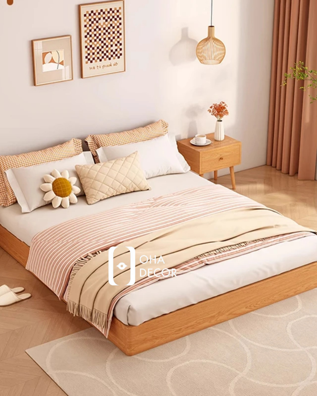 Giường Bệt Gỗ Tự Nhiên Tối Giản TQA123 4 Bảo hành và cam kết Giường Bệt Gỗ Tự Nhiên Tối Giản TQA123