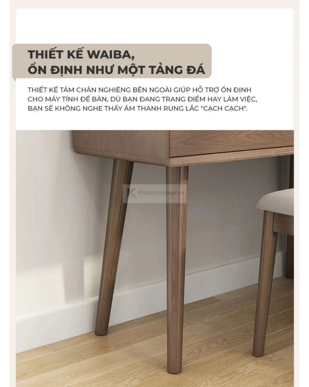 3 Lý do nên chọn Bàn Trang Điểm Gỗ Tự Nhiên BR118