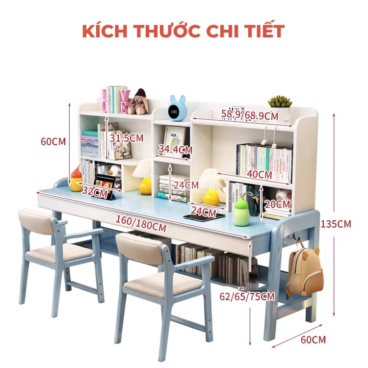Bàn Đôi Gỗ Tự Nhiên Tối Ưu Không Gian 4 ban doi go tu nhien toi uu khong gian dk256 20 8vukjk6eglwapci