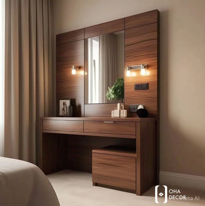Bàn Trang Điểm Gỗ Tự Nhiên Hiện Đại tại Hà Nội