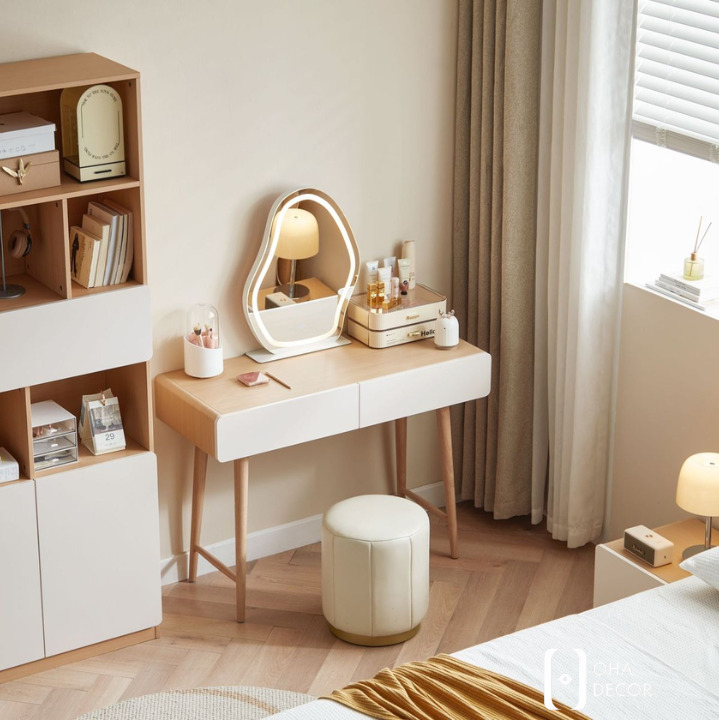 Gợi Ý Bàn Trang Điểm Gỗ Tự Nhiên Thiết Kế Hiện Đại Tại Đà Nẵng