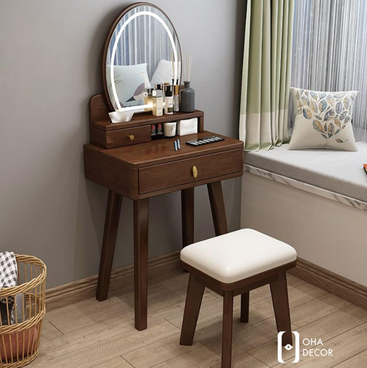 Gợi Ý Bàn Trang Điểm Gỗ Tự Nhiên Thiết Kế Hiện Đại Tại Đà Nẵng – Tối Ưu Công Năng Và Thẩm Mỹ Cho Phòng Ngủ 5 Quy trình đặt hàng bàn trang điểm gỗ tự nhiên thiết kế hiện đại tại OHA Decor Đà Nẵng