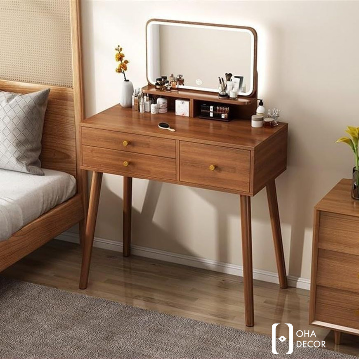 Bàn Trang Điểm Gỗ Tự Nhiên Tại TPHCM – Giải Pháp Sang Trọng Cho Không Gian Sống Hiện Đại 5 Quy trình đặt hàng bàn trang điểm tại OHA Decor TPHCM