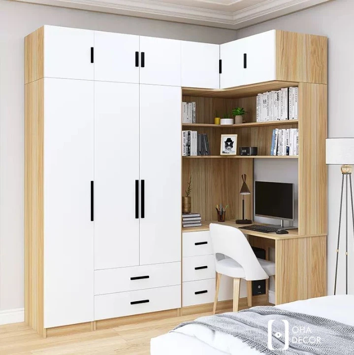 Quy trình thiết kế và đặt hàng tủ quần áo gỗ tự nhiên thiết kế hiện đại của OHA Decor tại Huế