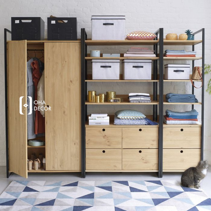 Kệ Treo Quần Áo Khung Thép Kết Hợp Gỗ Hiện Đại tại Quảng Bình – Lựa chọn tiện nghi cho không gian sống mới 2 Điểm mạnh nổi bật của kệ treo quần áo khung thép kết hợp gỗ hiện đại tại Quảng Bình
