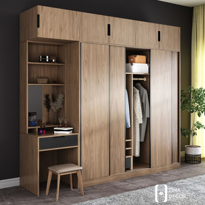 Quy trình đặt đóng tủ gỗ tự nhiên hiện đại tại OHA Decor tại Huế