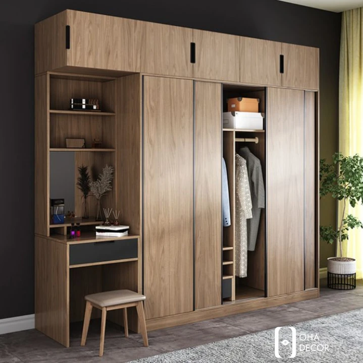Quy trình đặt đóng tủ gỗ tự nhiên hiện đại tại OHA Decor tại Huế