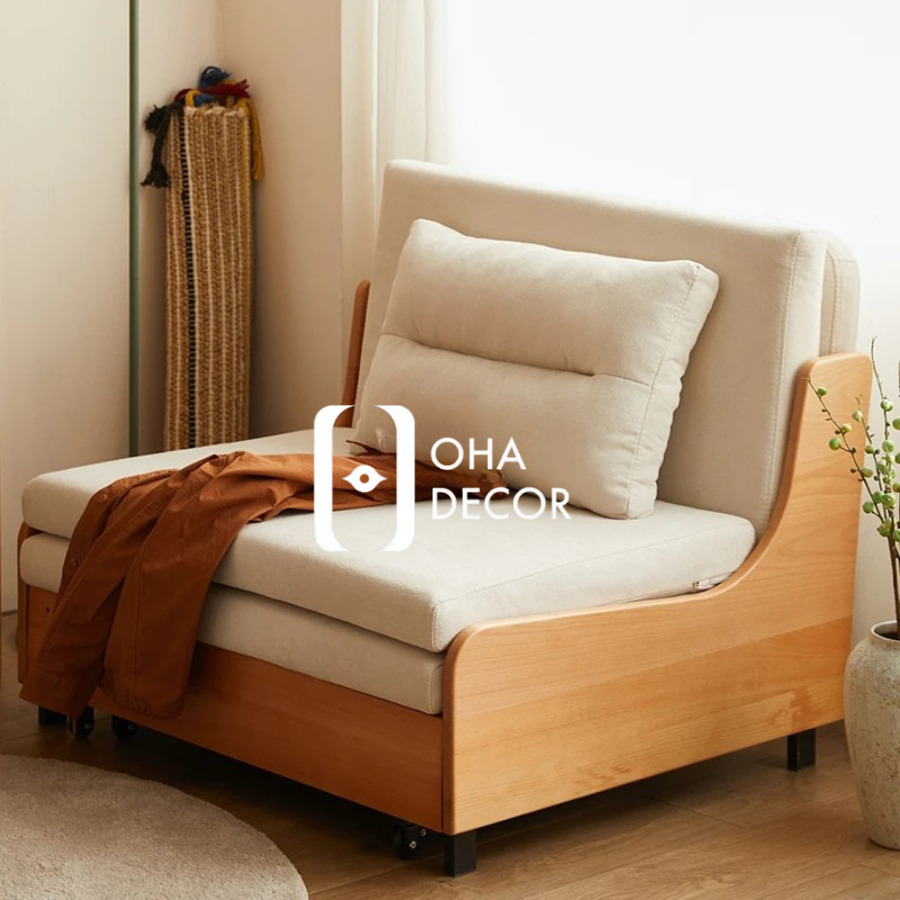 Sofa Giường Gấp Mở Linh Hoạt Gỗ Tự Nhiên 1 sofa giuong gap mo linh hoat go tu nhien 3