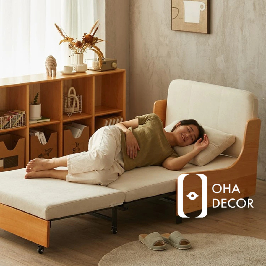 Sofa Giường Gấp Mở Linh Hoạt Gỗ Tự Nhiên 4 sofa giuong gap mo linh hoat go tu nhien 4