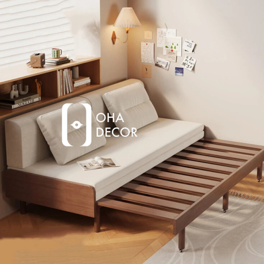 Sofa Giường Gỗ Tự Nhiên 2 sofa giuong go tu nhien 2