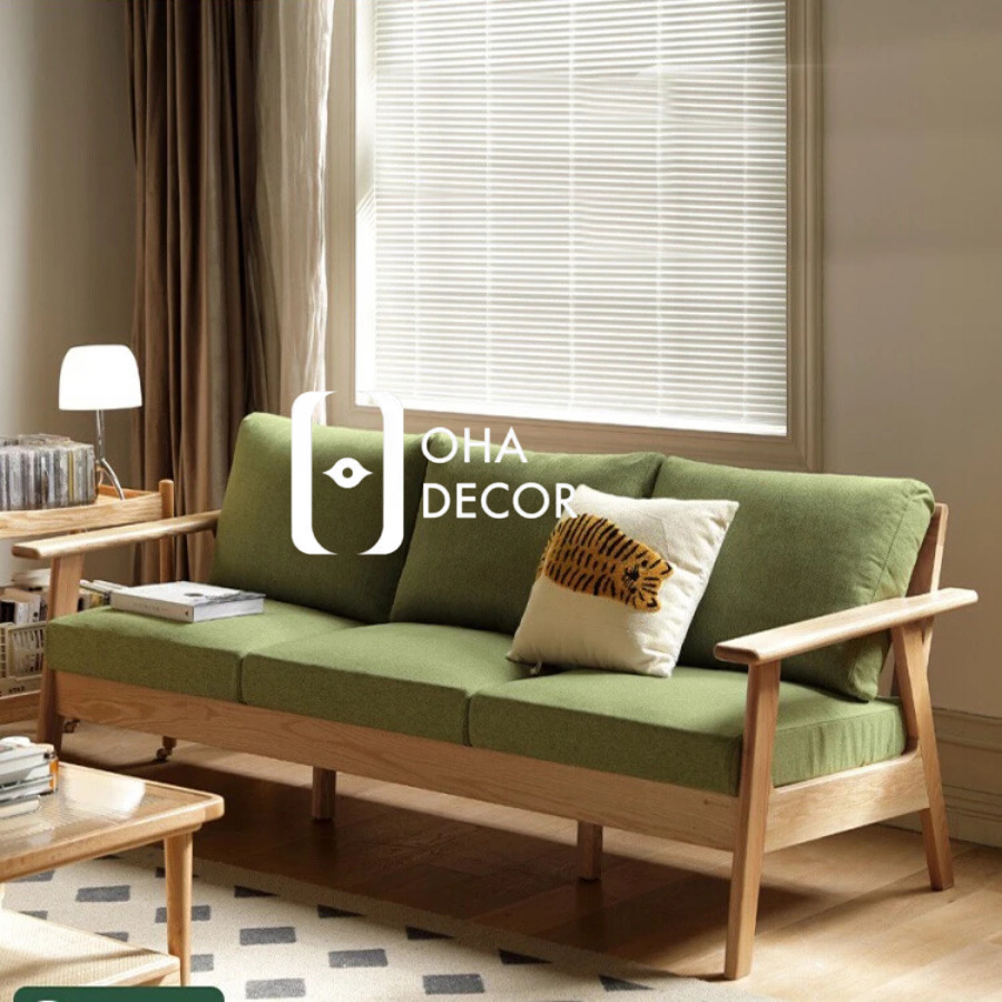 Sofa Phòng Khách Sang Trọng Gỗ Tự Nhiên 4 sofa phong khach sang trong go tu nhien