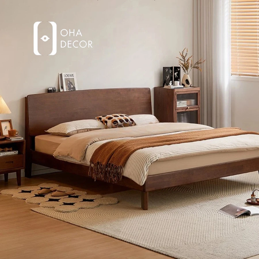 Giường Ngủ Gỗ Tự Nhiên Phong Cách Hàn 1 Giới thiệu Giường Ngủ Gỗ Tự Nhiên Phong Cách Hàn