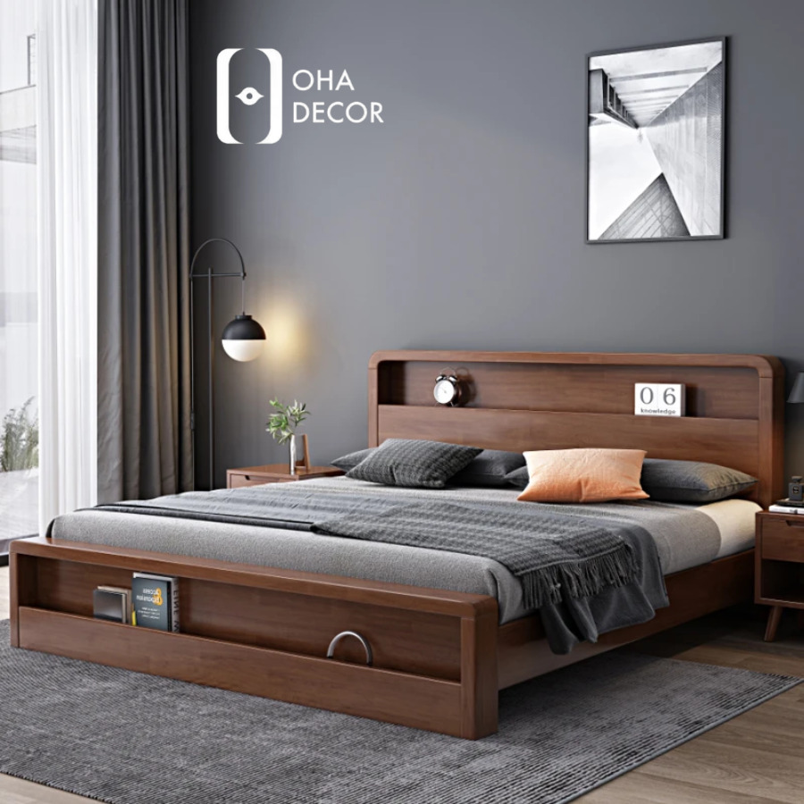 Giường Gỗ Phong Cách Hiện Đại 4 BẢO HÀNH VÀ CAM KẾT