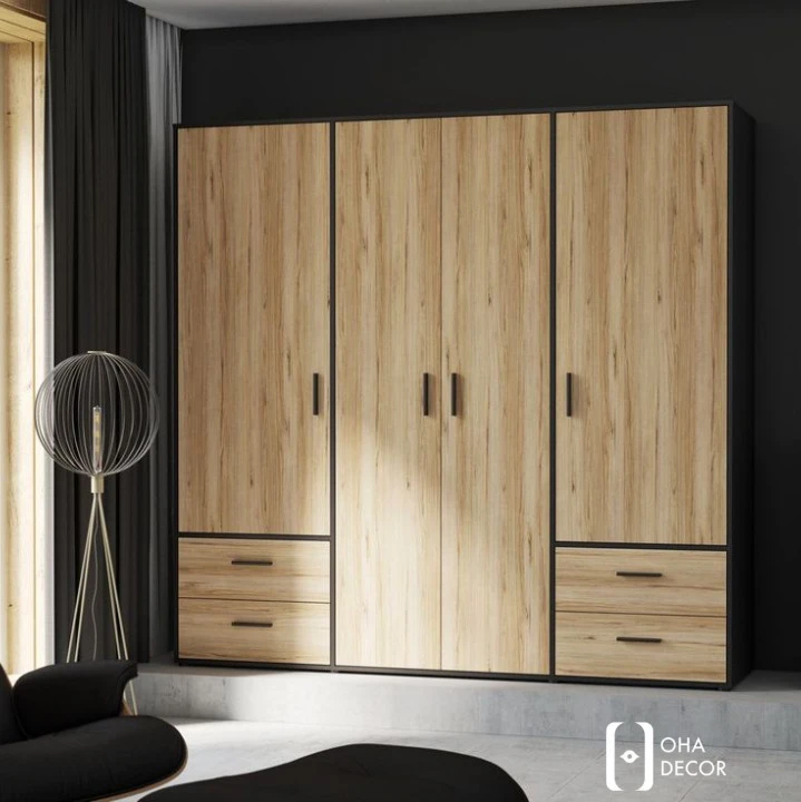 Tủ quần áo gỗ tự nhiên hiện đại – Kiệt tác cho không gian sống tại Quảng Ngãi