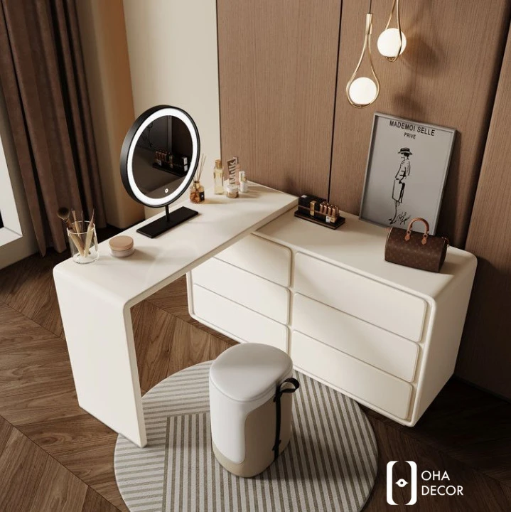 Bàn Trang Điểm Gỗ Tự Nhiên Tích Hợp Tủ Lưu Trữ tại Đà Nẵng – Sự Lựa Chọn Đẳng Cấp Cho Không Gian Hiện Đại 4 Ứng dụng thực tế của bàn trang điểm gỗ tự nhiên tích hợp tủ lưu trữ tại Đà Nẵng