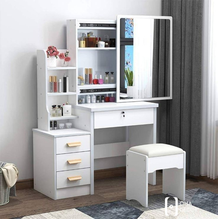 Xu Hướng Thiết Kế Bàn Trang Điểm Gỗ Tự Nhiên Trang Nhã Hàng Đầu Tại Quảng Ngãi 2025 4 Ứng dụng bàn trang điểm gỗ tự nhiên trong không gian sống tại Quảng Ngãi