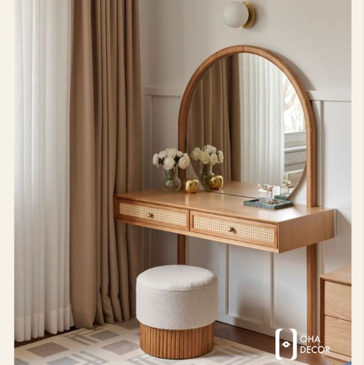 Gợi Ý Những Mẫu Bàn Trang Điểm Gỗ Tự Nhiên Thiết Kế Hiện Đại Đẹp Nhất Tại Hà Nội 2 Xu hướng bàn trang điểm gỗ tự nhiên thiết kế hiện đại tại Hà Nội