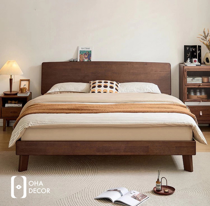 Giường Ngủ Gỗ Tự Nhiên Phong Cách Hàn Tại Quảng Ngãi – Tối Giản, Thanh Lịch Và Hiện Đại 5 Nội thất phòng ngủ cao cấp