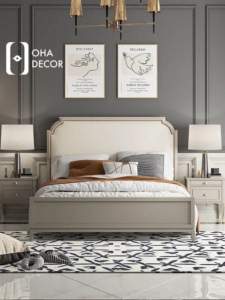 Top 10 Mẫu Giường Gỗ Bắc Âu Được Yêu Thích Nhất Hiện Nay Tại Quảng Bình 4 giường gỗ Bắc Âu