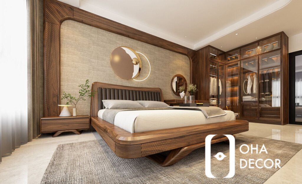 Giường Gỗ Thiết Kế Tối Giản - Phong Cách Nội Thất Thịnh Hành 2025 5 Giường gỗ thiết kế