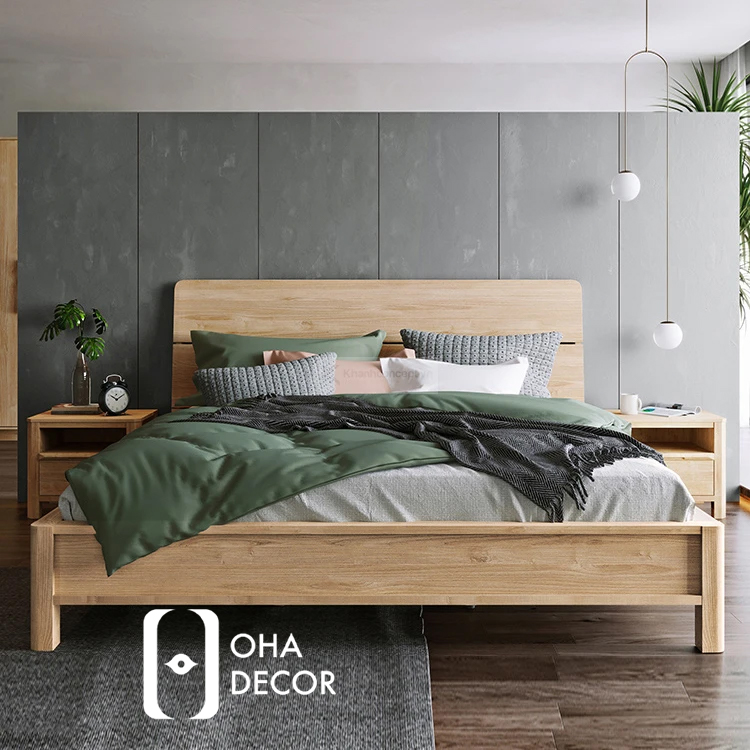 Giường Gỗ Thiết Kế Tối Giản - Phong Cách Nội Thất Thịnh Hành 2025 3 Giường gỗ thiết kế