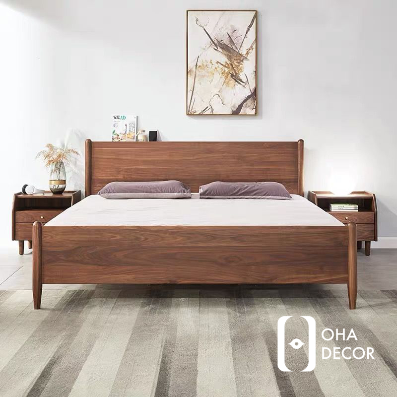 Giường Gỗ Tự Nhiên Và Nghệ Thuật Tối Giản Trong Nội Thất 1 giường gỗ tự nhiên