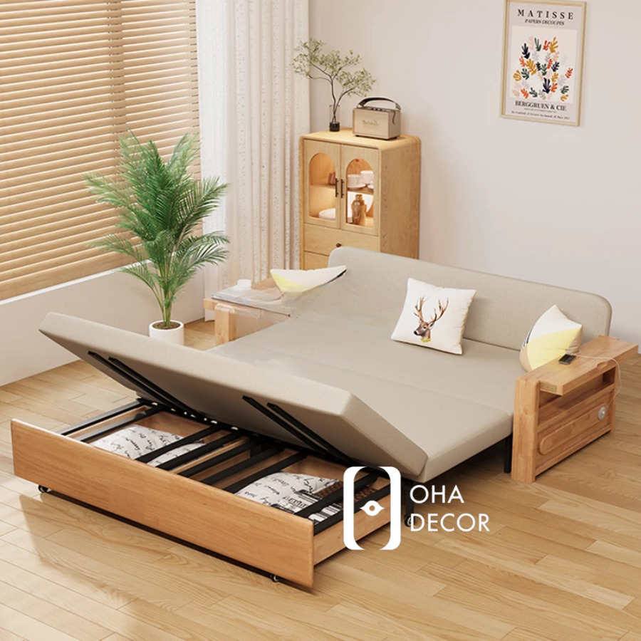 Sofa Bed Kết Hợp Ghế Phụ Đa Năng 2 tu quan ao go go do 2 15